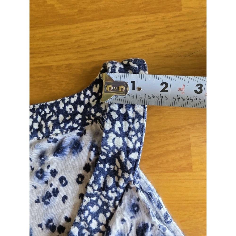 Simply Vera Women's Sleeveless Top Blue White Print Size Large - Picture 4 of 10